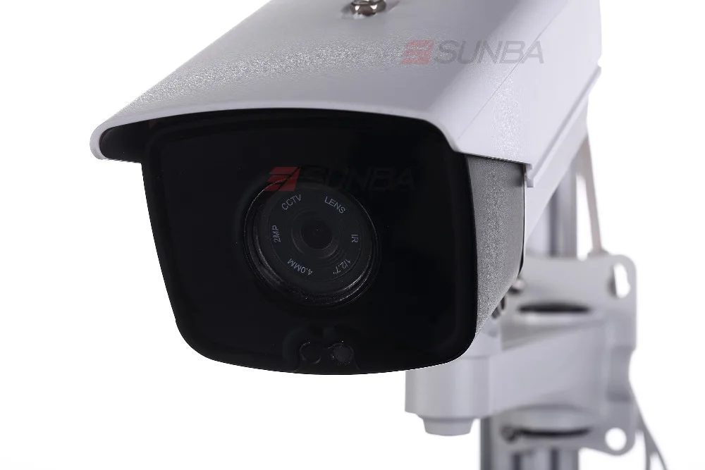 

Bullet Double IR Array LED CMOS Build-in Microphone PoE low illumination onvif IP66 network CCTV camera with IR-CUT P2P