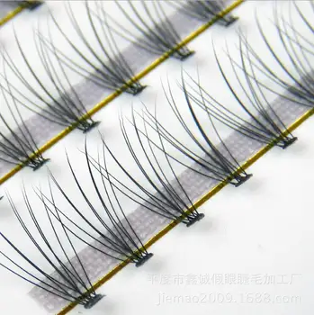 

1 box 3D Eyelash Extensions 0.07 0.1 Thickness Hair Mink Strip Eyelashes Individual Lashes Fans Lash Natural Style