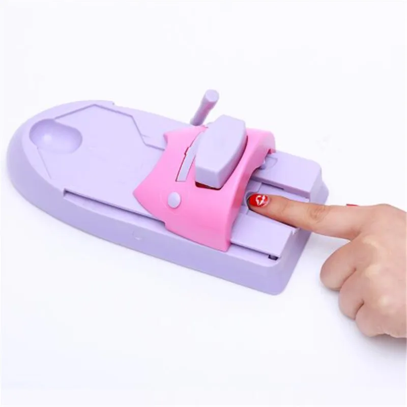 

Nail Art DIY Pattern Printing Manicure Machine Stamp Stamper Tool Colors Drawing Polish Nail Printer Set
