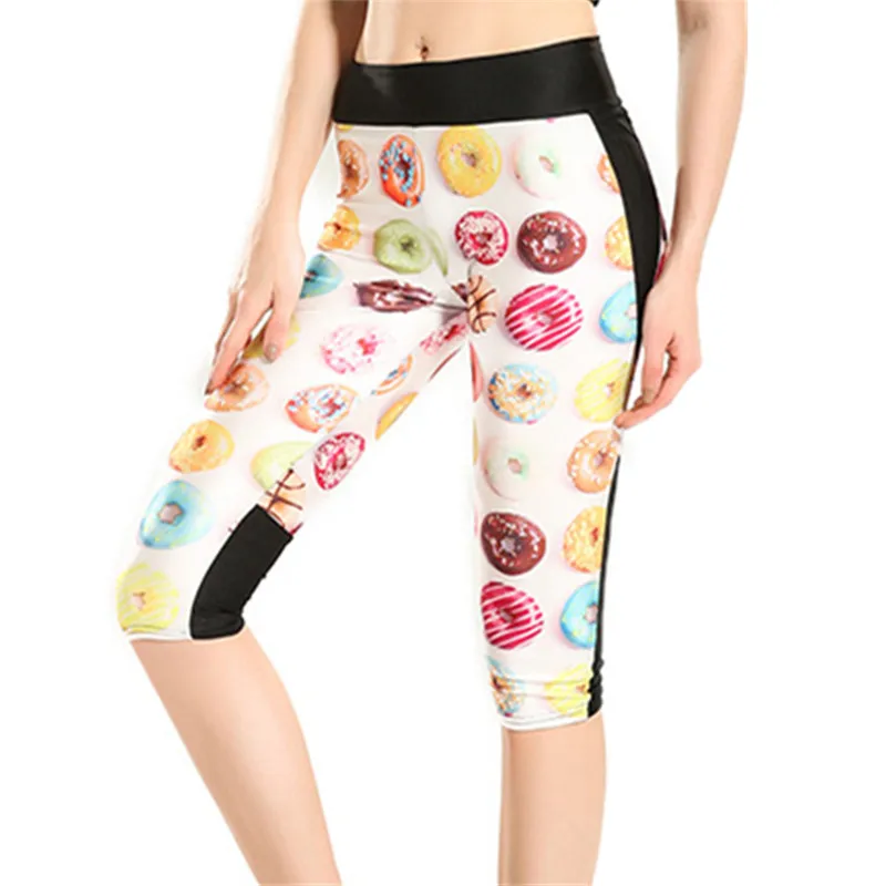 DOUBCHOW Women's 3D Printed Summer Active Cropped Capris with Pockets 2020 Donut Tights Fitness Leggins Pants Plus Size 2xl 3XL DOUBCHOW Women's 3D Printed Summer Active Cropped Capris with Pockets 2020 Donut Tights Fitness Leggins Pants Plus Size 2xl 3XL