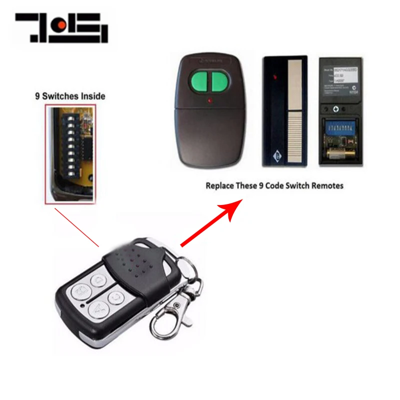 

Wireless remote control for garage door roller shutter motor B&D