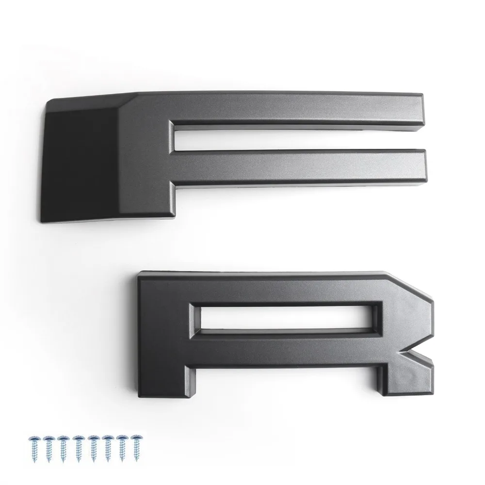 Areyourshop автомобильный Раптор стиль Paramount решетка буквы F & R 2 шт для Ford F150 150 2009 2014