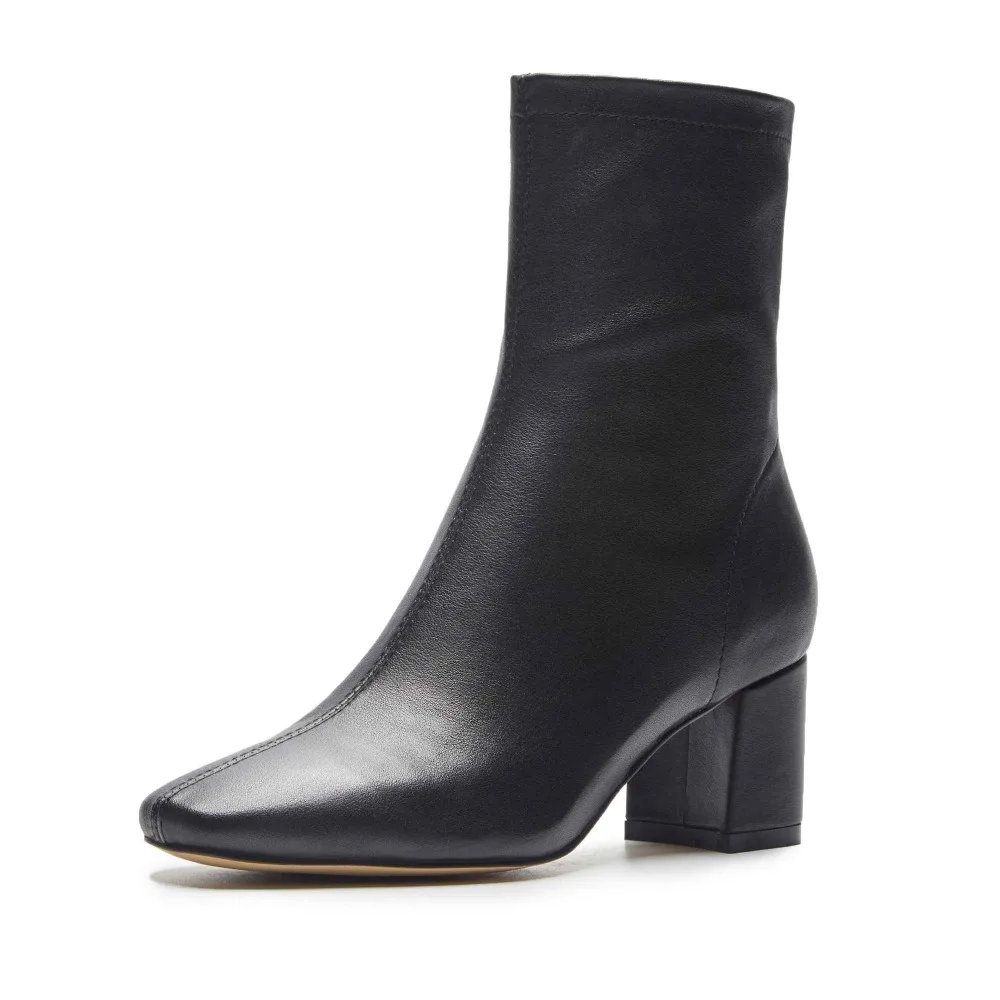 Najtaniej Krazing pot prawdziwej skóry zimowe kobiety marka botki styl kwadratowy nosek vintage design gladiator oksfordzie chelsea boots L12