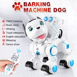 2.4g беспроводной пульт дистанционного управления Управление умная собака Электронные Pet Развивающие детские игрушки танцы робот собака