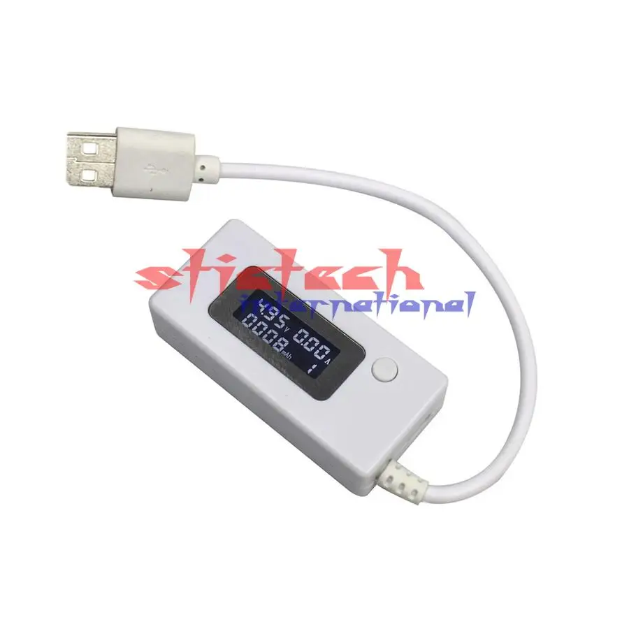 Best DHL 200pcs  Digital Display USB Tester Current Voltage Charger Capacity Doctor  power bank  Battery meter Detector 1