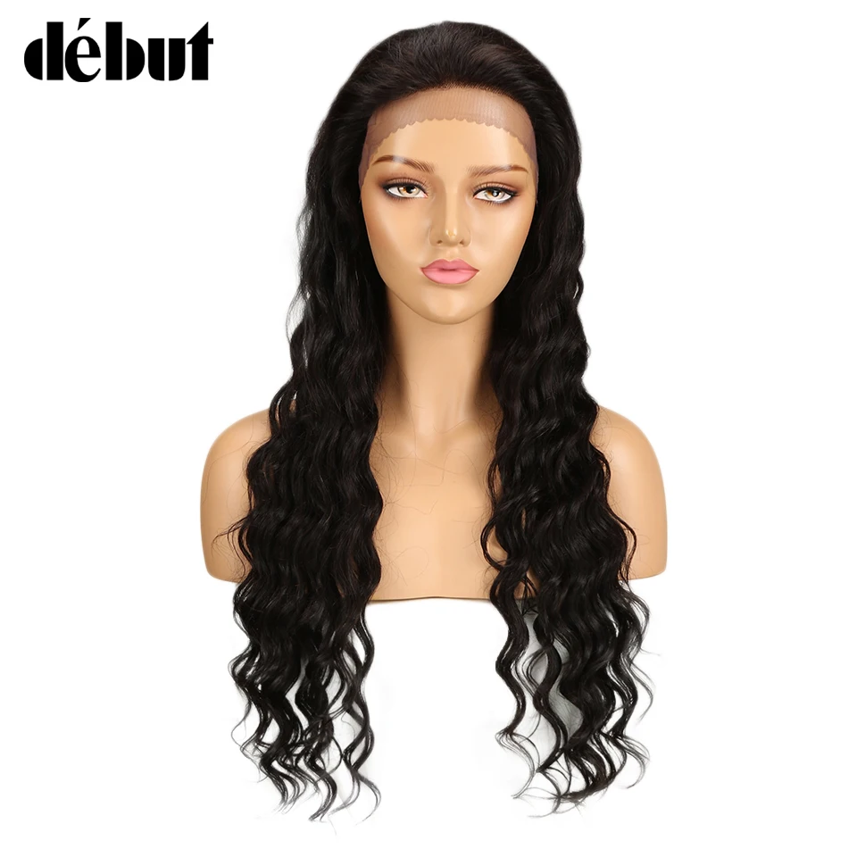 

Debut Hair Lace Front Human Hair Wigs Deep Wave Human Hair Lace Front Wigs For Black Women Natural Color Long Wig Free Shipping