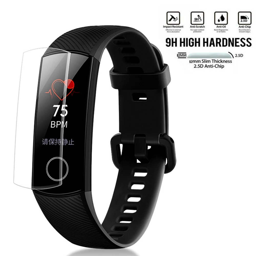 10 шт. полное покрытие ультра тонкая прозрачная защитная пленка для huawei Honor Band 5 Гидрогелевая пленка защитная пленка для экрана Honor Band 5 4 пленка