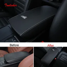 Tonlinker Обложка наклейки для Ford Mondeo-18 стайлинга автомобилей 1 шт. ПУ кожа полка для мелочей украшения крышки наклейки