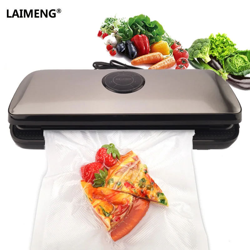 

LAIMENG Vacuum Sealer Machine Kitchen Storage Appliance Vacuum Bags For Food Preservation Vacuum Packer 110V 220V Packing S153
