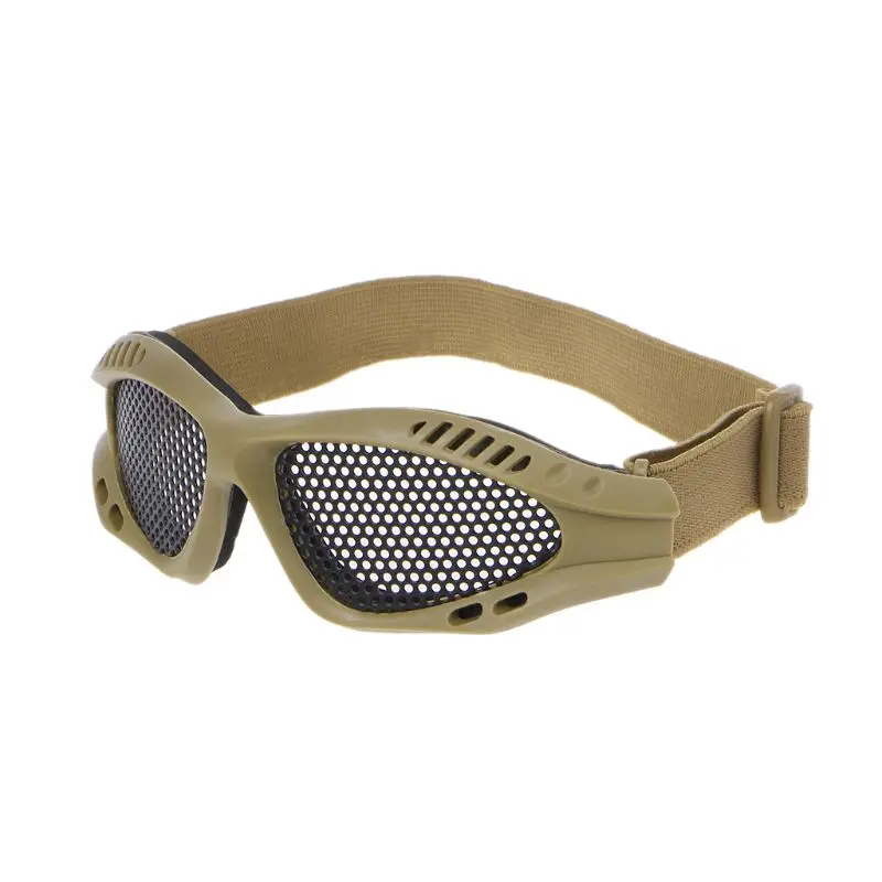 Тактические мотоциклетные страйкбол защитные очки противотуманные сетки металлические очки
