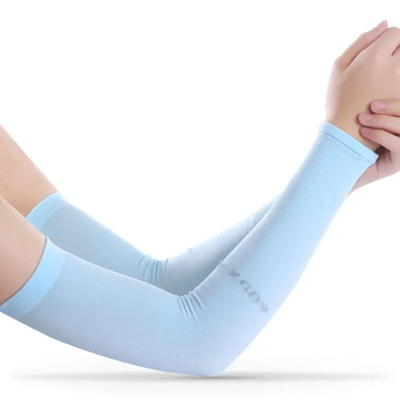 7 color 1Pair UV Sun Protection Cooling Sport Arm Sleeves Gloves Golf