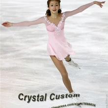 Фигурное катание на льду; детское платье; Модная одежда; Новая брендовая фигурное катание платье для конкурса DR3531