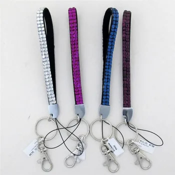 

New Arrival Bling Bing Crystal Wrist Band Short Lanyards 100pcs/lot Wholesale