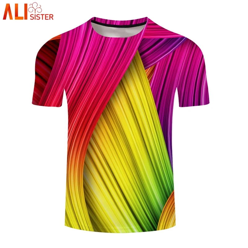 

Alisister Painting 3d T Shirt Summer Plus Size Men Women T-shirts Short Sleeve Funny Tee Shirt Homme Underwear Camisetas Hombre