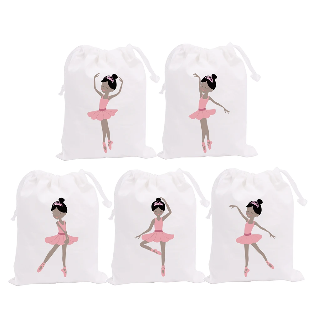Балерины тема вечерние мешочки, мешочки для сладостей подарочные сумки балетные африканские Аксессуары для девочек Grand Event день рождения контейнер для вечеринки поставки