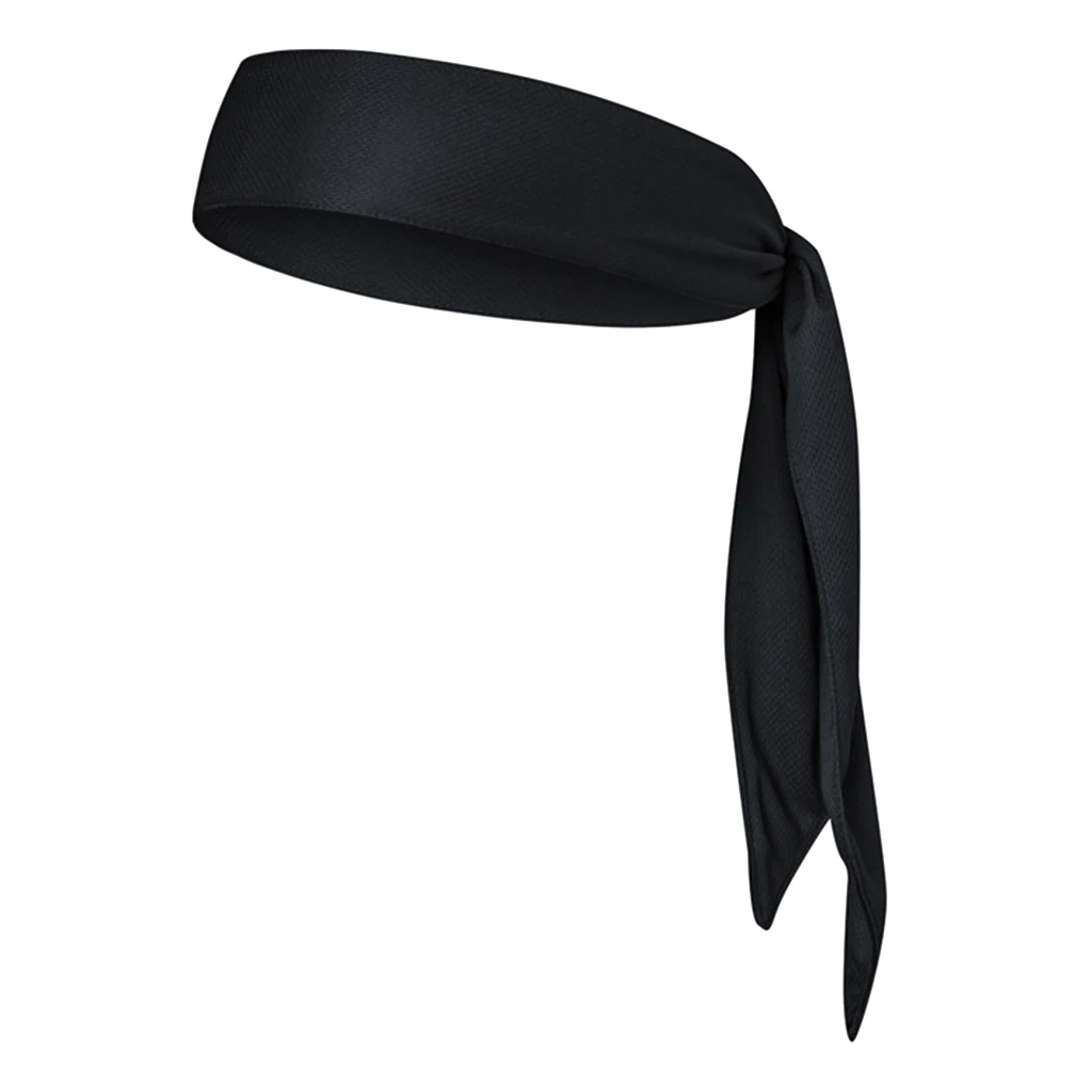 Sports Solid Head Tie Sweatband Tennis Basketball Sweat Hair Band Headband Fits Comfortably Under Helmets Moisture for Men Women