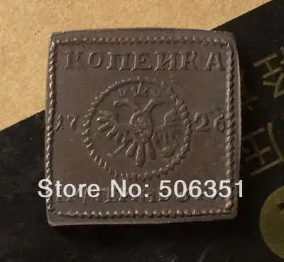 Оптовая продажа копия российских медных монет 1726 24 мм|copper coin|coin banglecoins made of gold |