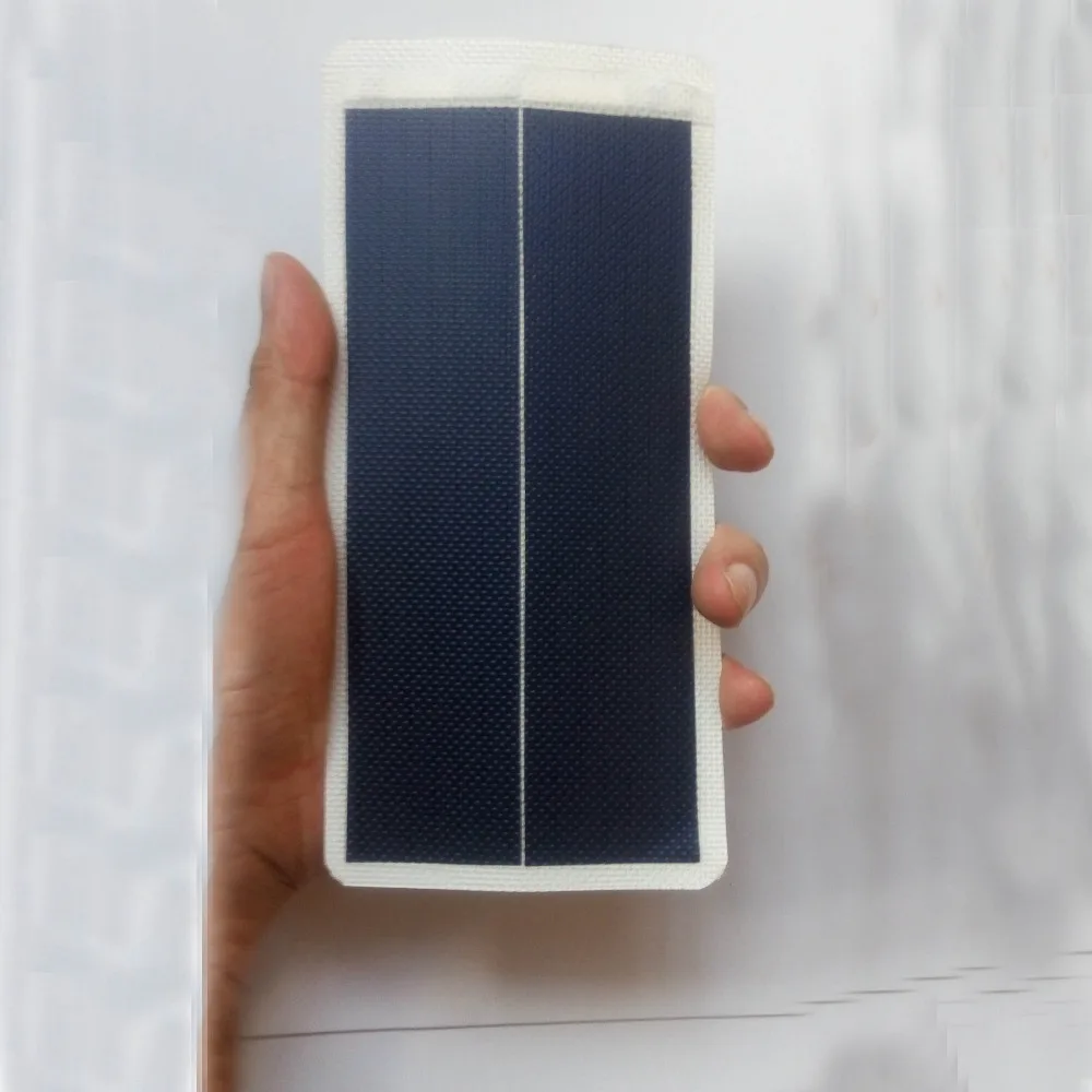 Гибкий тонкопленочный солнечный модуль Placa Solar Fotovoltaica 1 Вт 3В 370ма аккумуляторная