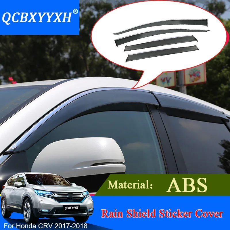 QCBXYYXH Car Styling Sun Visor ABS Awnings Shelters 4pcs/lot Window