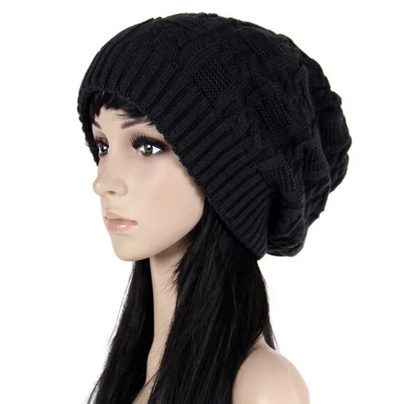 

Mileegirl Fashion Women Beanies Skullies Warm Stripes Knitted Gorros Bonnet Female Autumn Winter Hat Cap For Girl HT53001+40