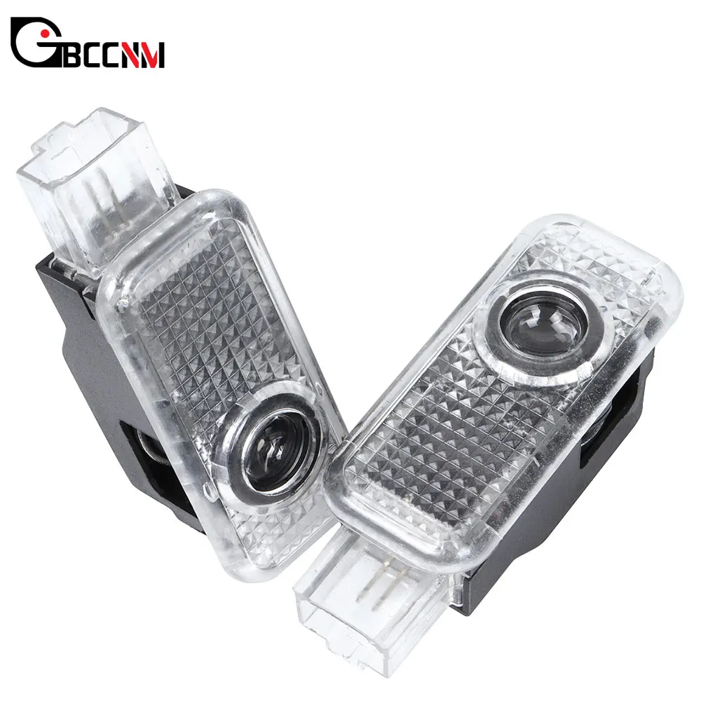 

2x LED Car Door Logo Light Ghost Shadow Projector Lamp For VW Passat B5 2000-2010 2009 2008 Phaeton 2005 -2012 2011 Accessories
