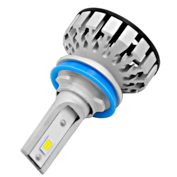 

2 X H8/H9/H11 Car Headlight Bulb R8 LED 40W 4000LM 9V-36V Waterproof IP68 6000K Cold White 200m Light Range for ALL IN ONE