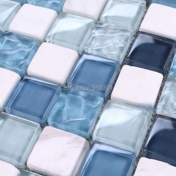 1 m finas entintado cenefas punta Batist 34 cm de ancho cenefa azul claro blanco nuevo