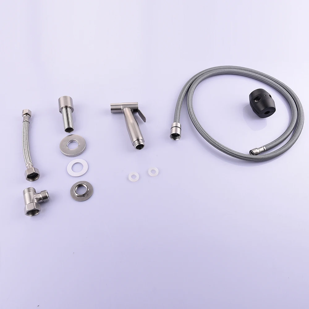 Free shipping 304 stainless steel metal kitchen spray and faucet sprayer with hose and head accessory for kitchen sink washing
