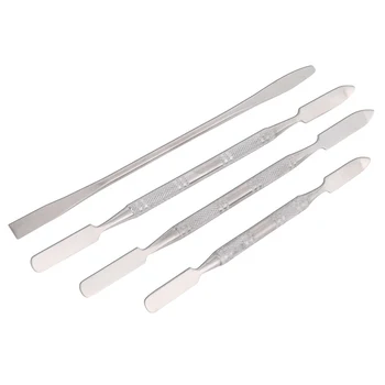 

Beauty Stainless Steel Makeup Nail Art Eye Shadow Foundation Mixing Spatula Cosmetic Tool Stick