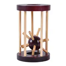 Take Thorn из клетки головоломка для развития интеллекта Логика для взрослых деревянная головоломка для детей игрушка