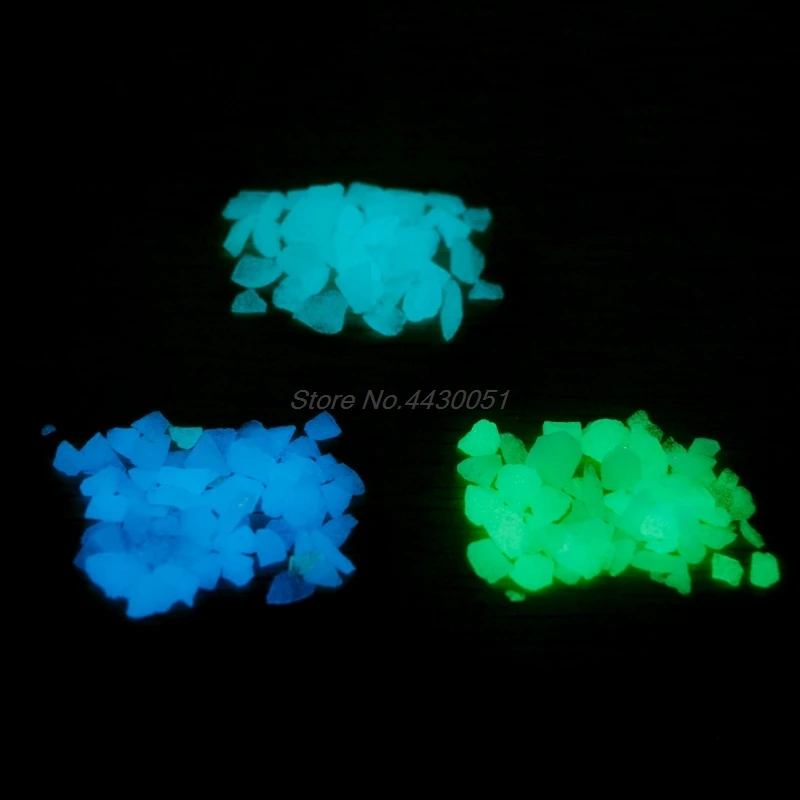 

Glow in the Dark Gravel Rubble Fish Tank Aquarium Park Garden Yard Home Decor