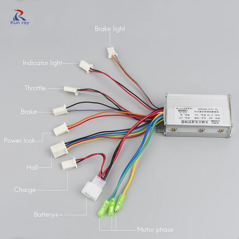 Intelligent brushless motor controller 36v 15a kugoo s3 схема подключения