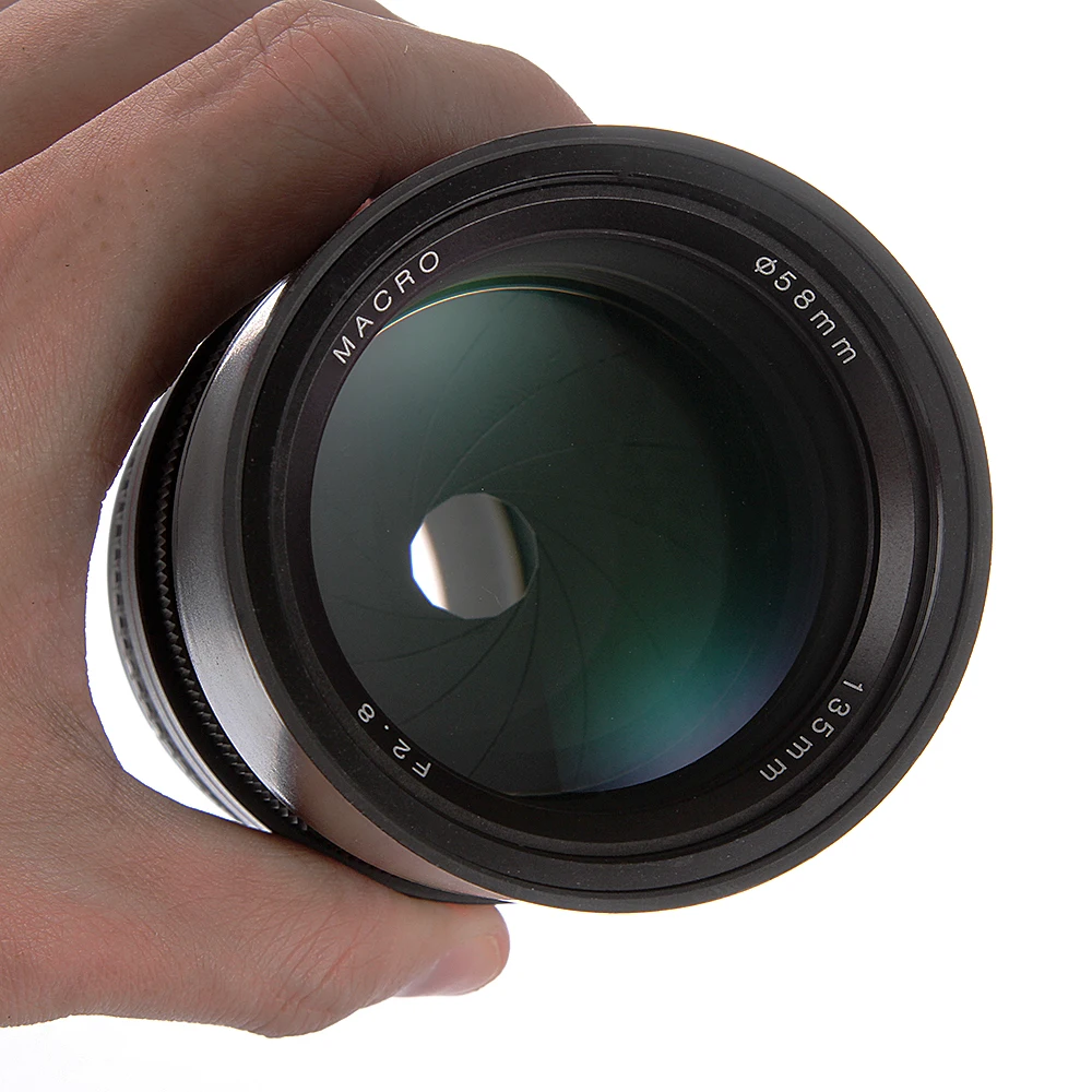 135 мм F2.8 Полнокадровый ручной объектив с фиксированным фокусом для камер Canon EOS 350D 1300D 6D 6DII 7DII 70D 80D 5DII III