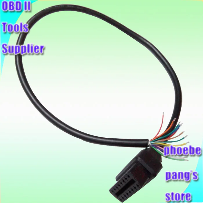 5 шт./лот 60 см J1962f OBD2 16pin гнездовой разъем для того, чтобы открыть OBD кабель