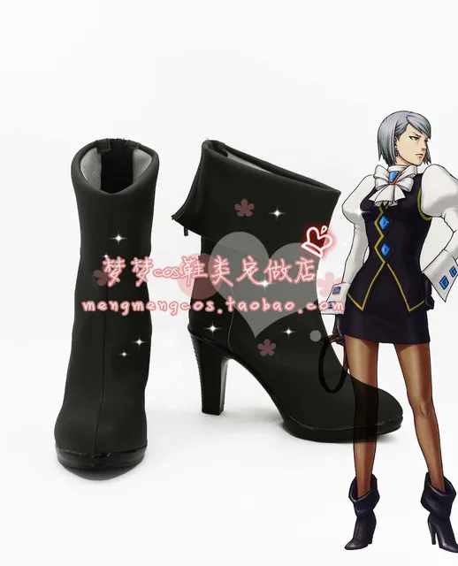 Ace Attorney Franziska von Karma Cosplay Shoes Boots Custom Made Ace Attorney Franziska von Karma Cosplay Shoes Boots Custom Made