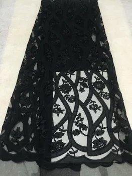 

The popular wholesale price of 3D flowers African French lace, breathable tulle embroidery lace fabric, wedding dress ZYY74