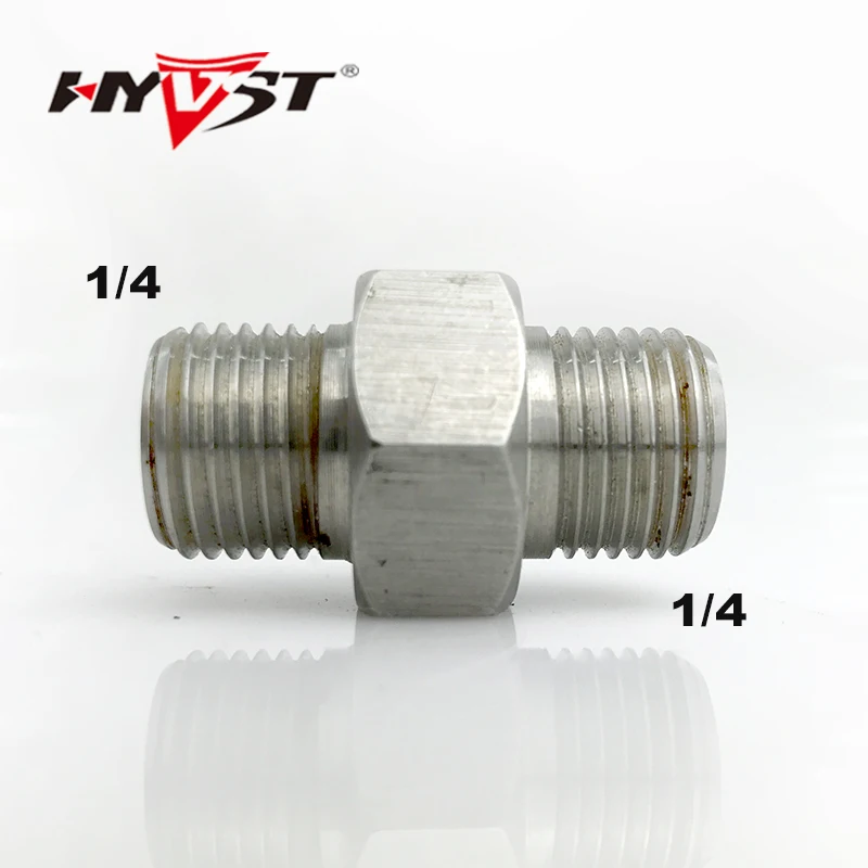 Безвоздушные фитинги 1/" Коннектор для шланга 1/4 в npt x 1/4 в npt адаптеры, фитинги для шланга высокого давления(2 упаковки