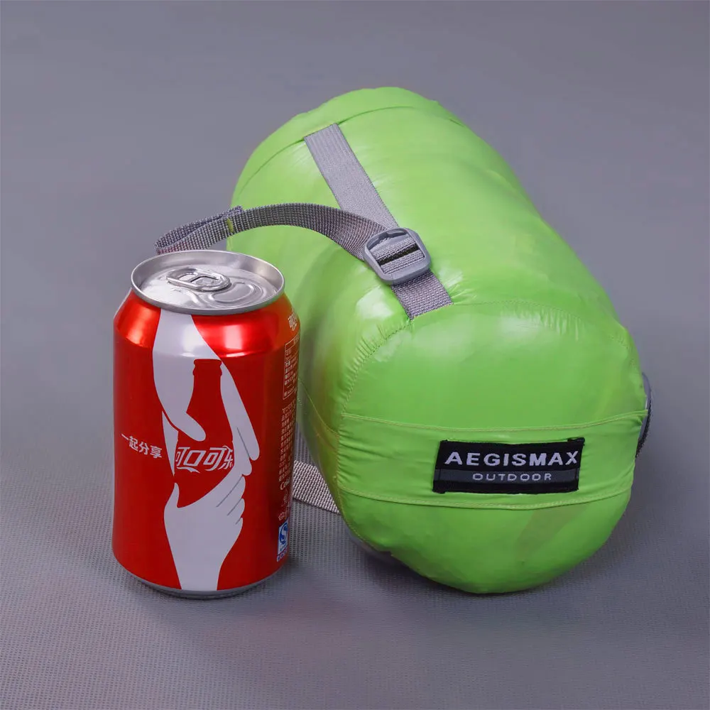 Сверхлегкий спальный мешок AEGISMAX для кемпинга на открытом воздухе 95% гусиный пух
