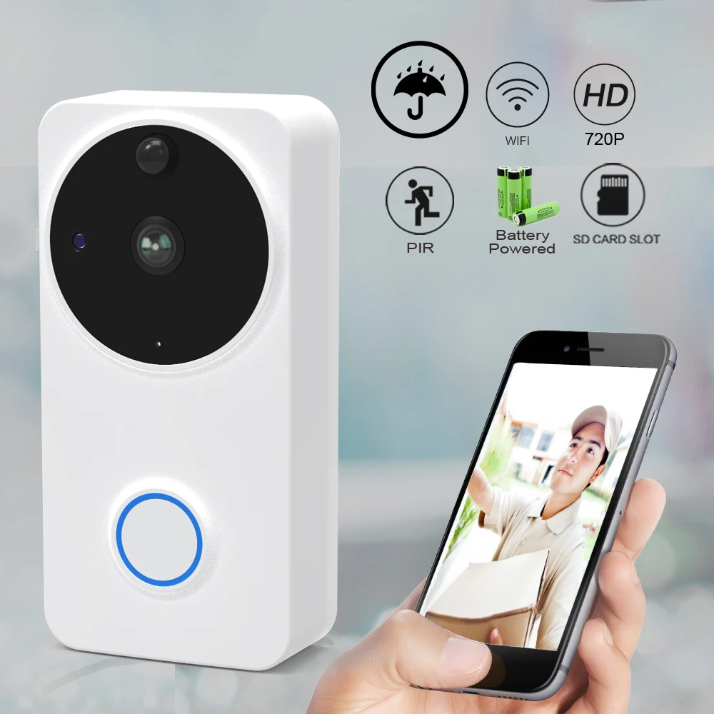 CTVMAN Outdoor Video Door Phone Wireless HD Video Call