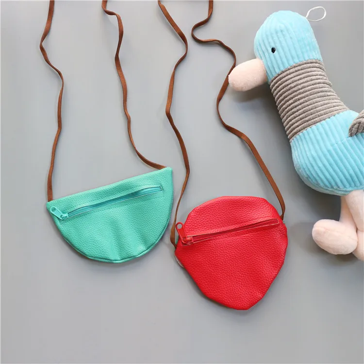 de Couro Fruto Kawaii Bebê Meninas Pequena