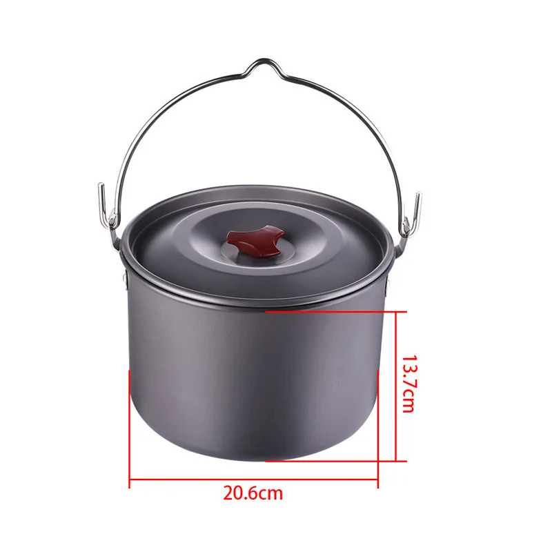 5L Pote Piquenique Panelas Panelas de Acampamento