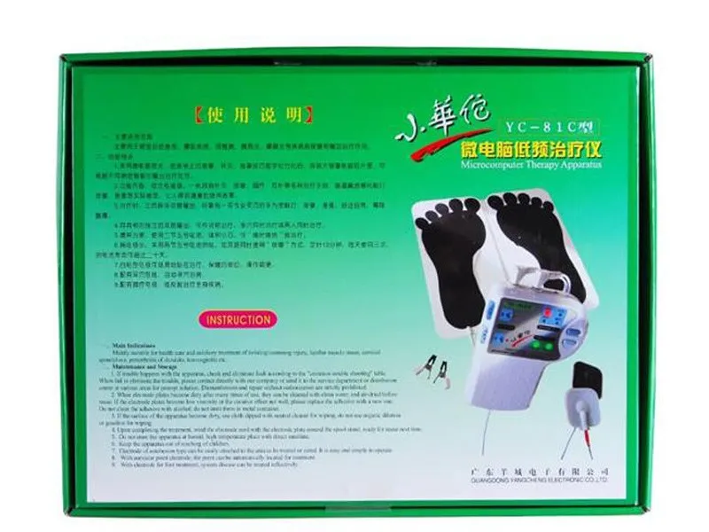 Microcomputer therapeutic apparatus yc-81c Electrical stimulation Low frequency double pulse Acupuncture therapy Body Massage Microcomputer therapeutic apparatus yc-81c Electrical stimulation Low frequency double pulse Acupuncture therapy Body Massage