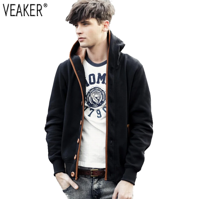 Aliexpress.com : Buy 2018 New Mens Fleece Sweater Coat