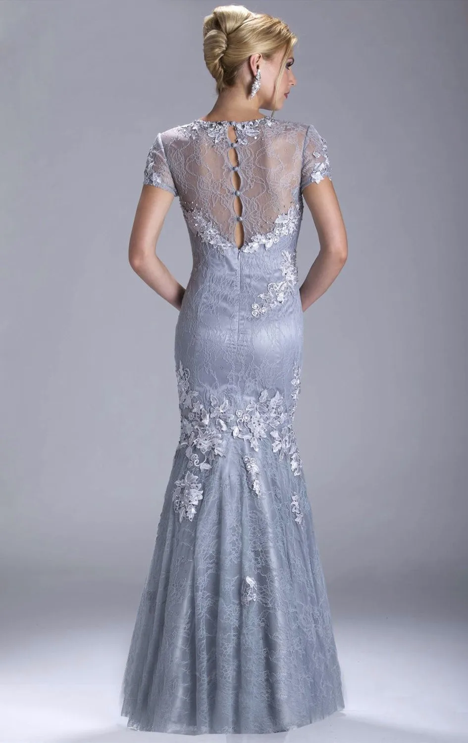 Elegant-Mother-of-the-Bride-Dresses-Short-Sleeves-Lace-Applique-Beaded-Vestidos-De-Festa-Floor-Length (1)