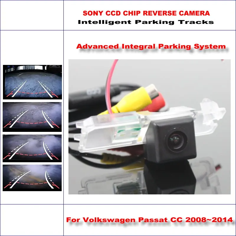 

For Volkswagen VW Passat CC 2008~2014 Car Intelligentized Reverse Camera Rear View Backup HD CCD Dynamic Guidance Trajectory CAM