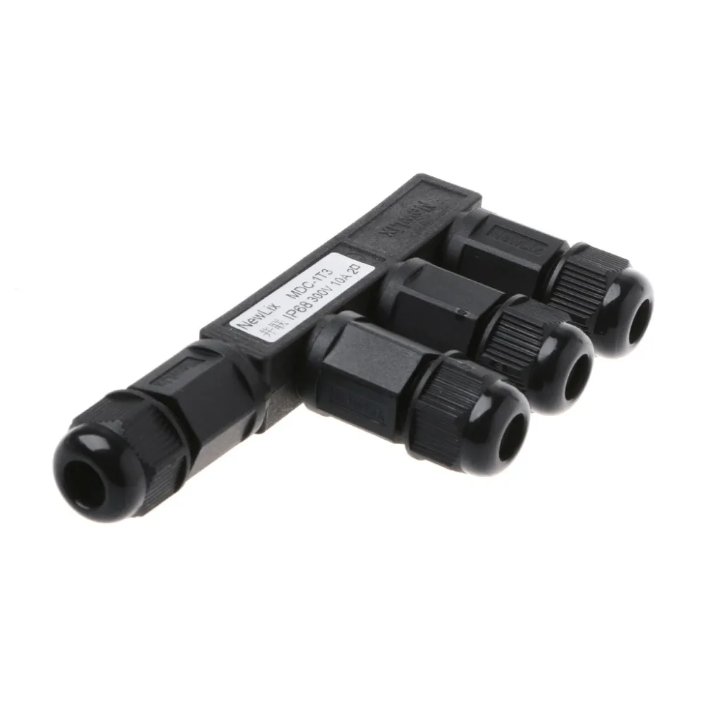 

IP68 Waterproof Electric Screw Connector Plug Socket Wire Adapter 2 Pin