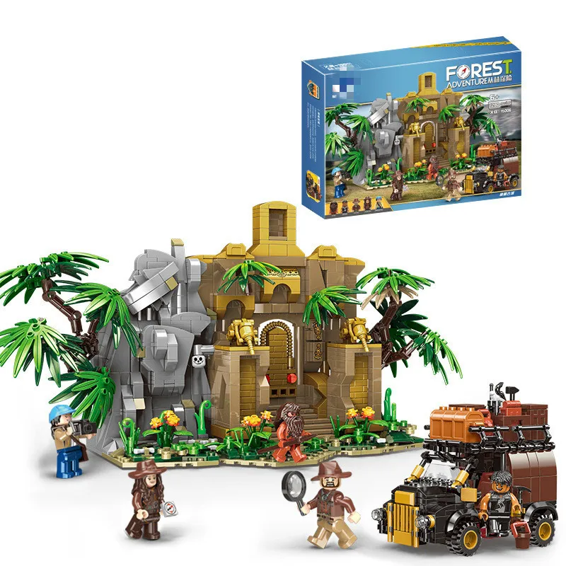 

Mysterious Ancient City Assembling Small Grain Building Block Children’s Toys XB15006