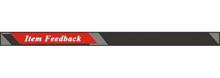 item feedback