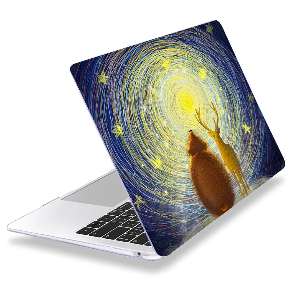 Redlai прозрачный кристалл дорогой чехол для Macbook Air 13 дюймов A1932 2018 для apple macbook Pro 13 Touch Bar retina A1706 A1989