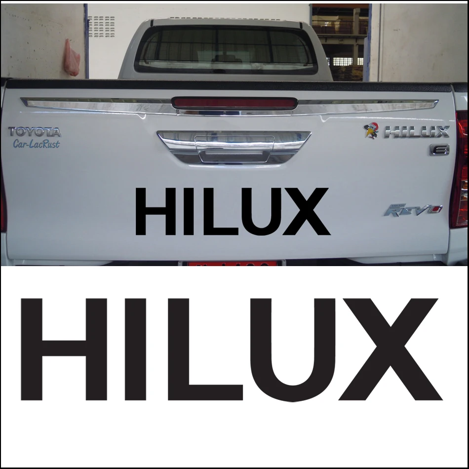 1 PC Sticker decal for TOYOTA HILUX decals badges detailing stickerin